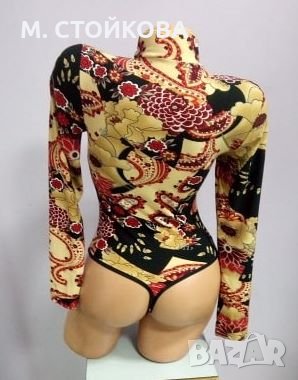 ПОСЛЕДНИ БРОЙКИ! боди с прашка  S  - българско производство, снимка 2 - Блузи с дълъг ръкав и пуловери - 26801939