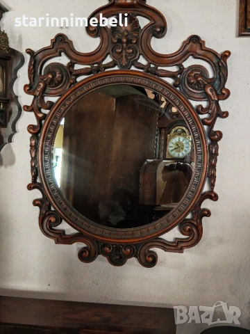 Красиво резбовано огледало , снимка 6 - Огледала - 51233990