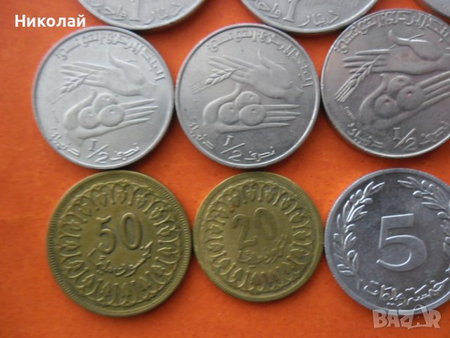 Лот монети Тунис, снимка 4 - Нумизматика и бонистика - 40520110