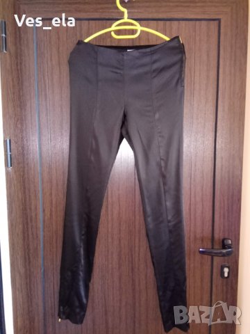 черен еластичен панталон /клин 