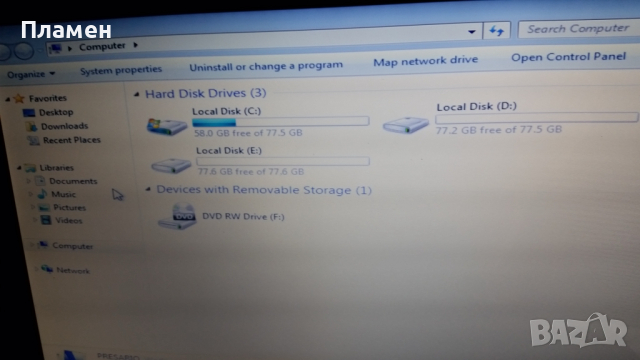 Лаптоп Compaq Presario CQ61, снимка 3 - Лаптопи за дома - 44844444