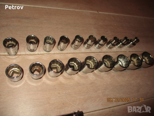 HEYCO - No.50-00-1/50-12 - MADE IN GERMANY - 1/2" ПРОФЕСИОНАЛНИ Тресчотка, Вложки 10-32mm,Удължител , снимка 3 - Гедорета - 52932176