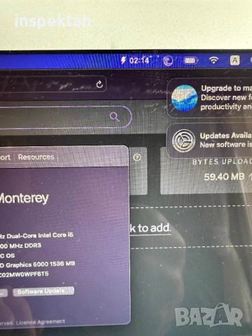Лаптоп Apple MacBook Air A1466, снимка 5 - Лаптопи за дома - 52771066