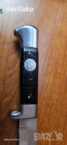 Габровси нож “Еделвайс“ - Петко Денев - Соц, снимка 3 - Ножове - 52731175