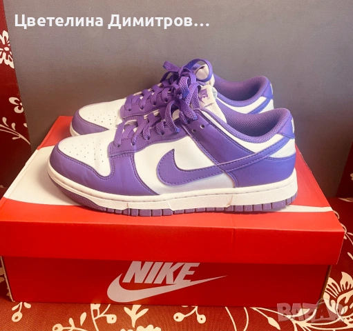 Оригинални дамски маратонки Nike dunk 1 low, снимка 2 - Маратонки - 53192768