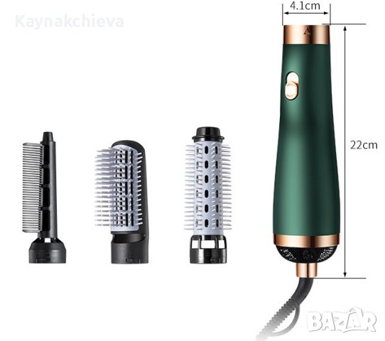 Електрическа четка-сешоар с три накрайника, снимка 2 - Сешоари - 43064540