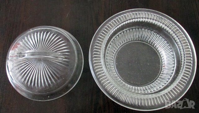 Нови стъклени соц бонбониери и чинийки за ядки, снимка 5 - Антикварни и старинни предмети - 39621350