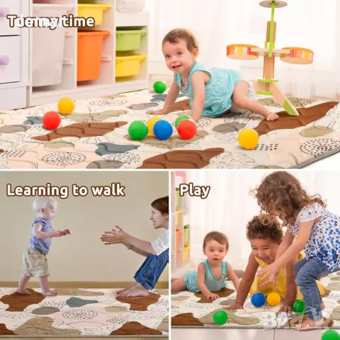 Tuocal Бебешка подложка за игра, 127x127 см, снимка 9 - Други - 49371259