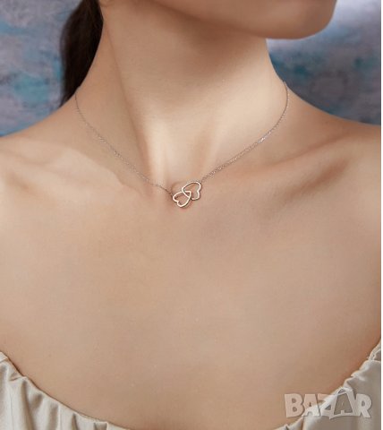 Тотална разпродажба - 50% Сребърно колие /3728/, снимка 3 - Колиета, медальони, синджири - 33154775