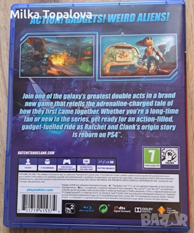 Игра за PS4 - Ratchet Clank, снимка 3 - Игри за PlayStation - 52108547