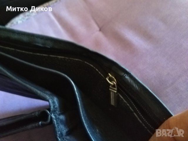 Портфейл естествена кожа Италиан Лийда №3 110х92мм, снимка 8 - Портфейли, портмонета - 43560633