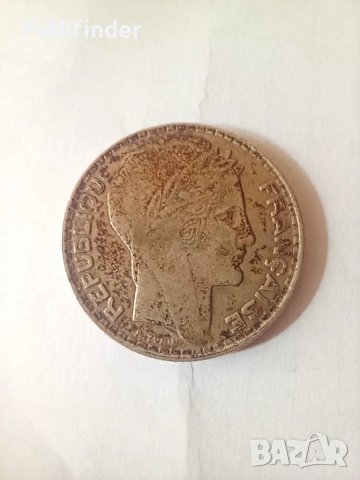 10 франка 1930 Франция сребро, снимка 2 - Нумизматика и бонистика - 47919309