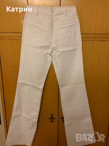Бели дамски джинси, снимка 2 - Дънки - 26694318