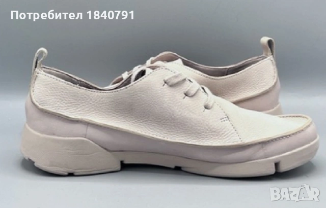 Дамски обувки CLARKS Trigenic Flex Бежови - № 40, естествена мека кожа, снимка 5 - Дамски ежедневни обувки - 53452649