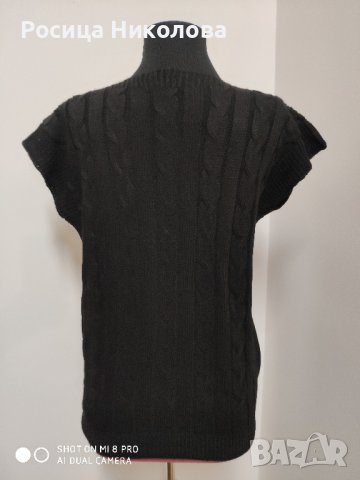д пуловер без ръкави , снимка 2 - Блузи с дълъг ръкав и пуловери - 43511703