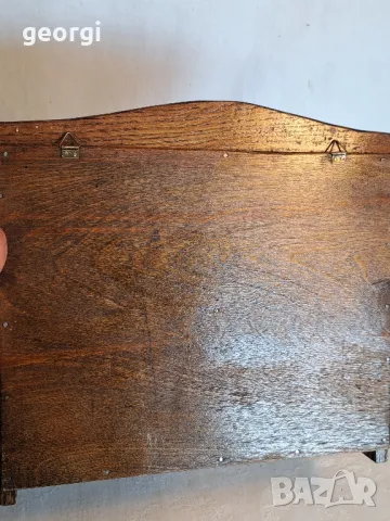 дървена мини етажерка за стена масив  22/3, снимка 4 - Етажерки - 49195370