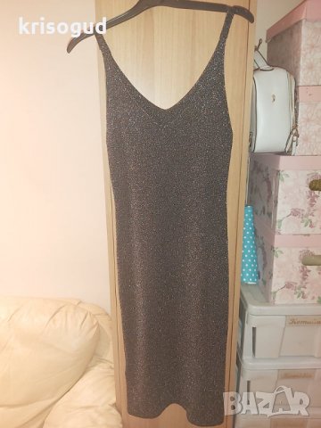 Елегантна дамска рокля RESERVED с брокат, размер: S, снимка 1 - Рокли - 35231266