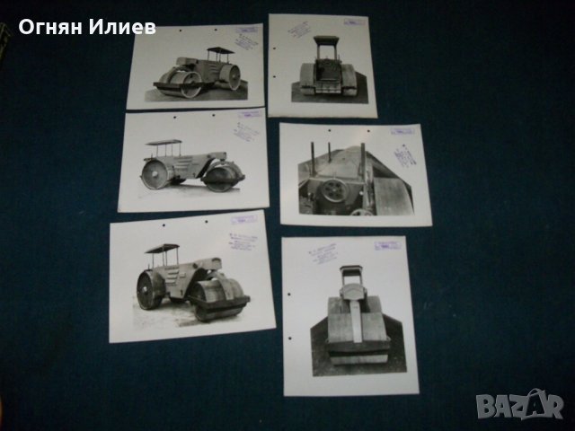 6 стари фотографии на валяк "VENDER" от 1941г. 