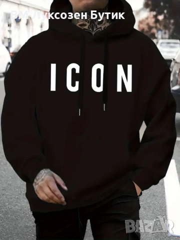 🖤 ICON Hoodie – BM Луксозен Бутик, снимка 2 - Суичъри - 51482988