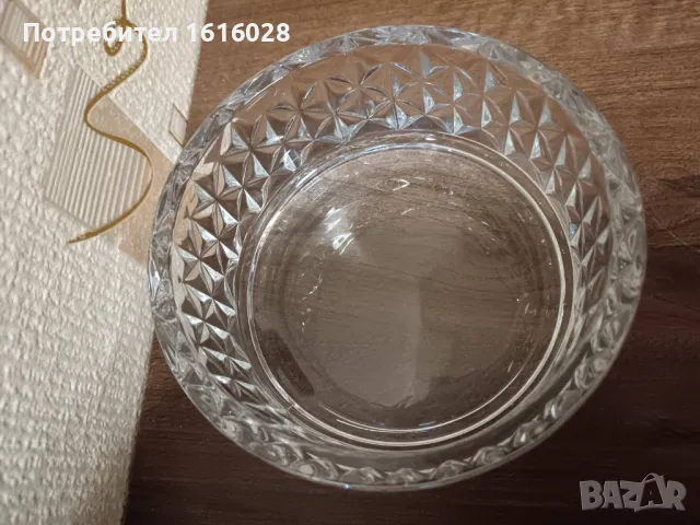 Стъклена бомбониера., снимка 3 - Аксесоари за кухня - 48512282