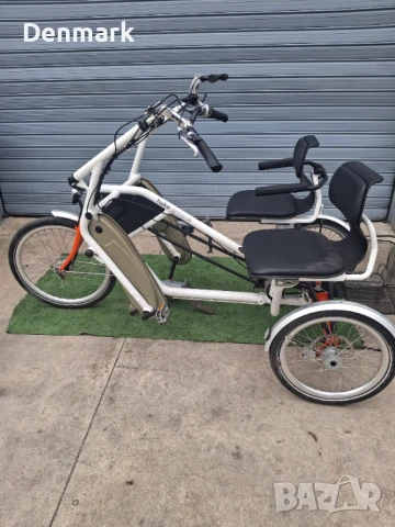 Триколесен велосипед - тандем, снимка 2 - Велосипеди - 51252985