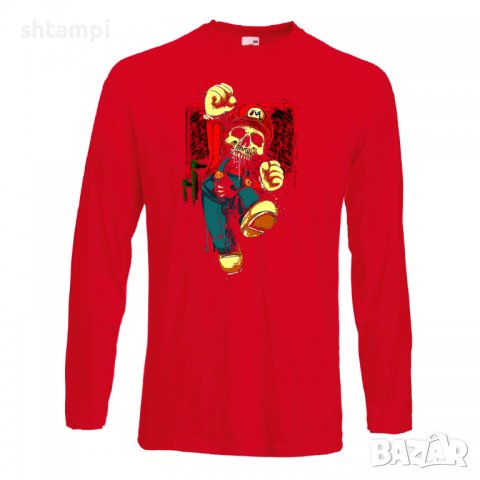 Мъжка тениска Mario Zombie Игра,Изненада,Подарък,Празник,Повод, снимка 5 - Тениски - 37243341
