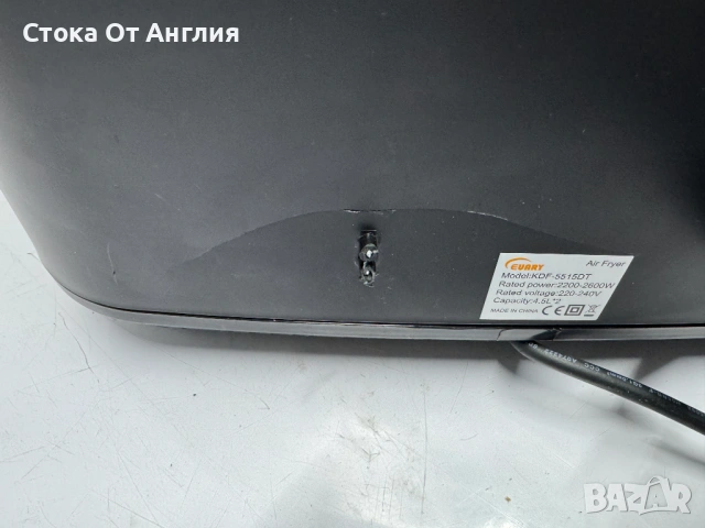 Фритюрник / Еър Фрайър - KDF-5515DT / 2600 W, снимка 8 - Фритюрници - 53534073