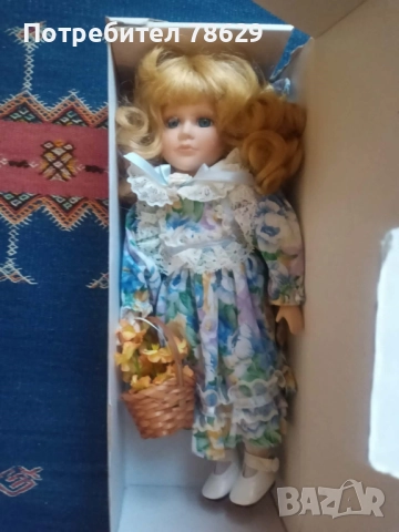 КУКЛА В ПОРЦЕЛАНОВО ЛИЦЕ - ГЕРМАНИЯ