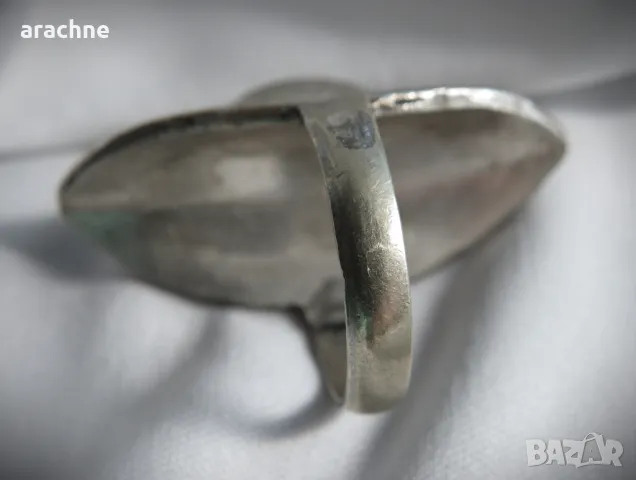 Османски пръстен с гранати от ХIХв., снимка 5 - Антикварни и старинни предмети - 47689745