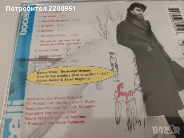 ANDREA BOCELLI, снимка 9 - CD дискове - 47427208