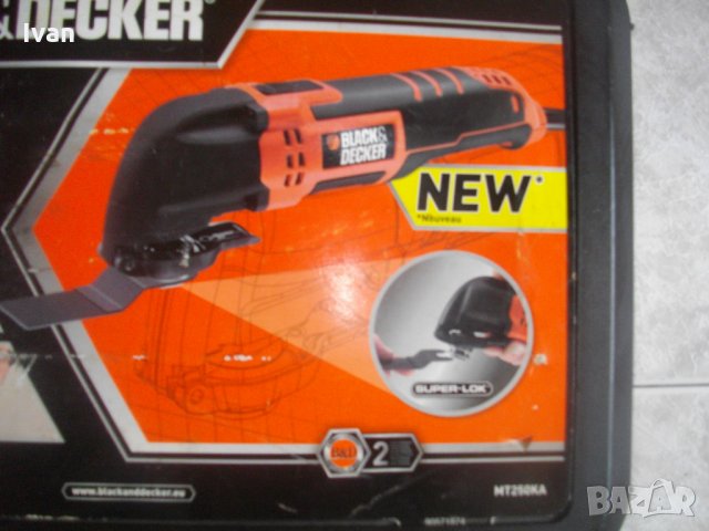 250 Вата-Black Decker MT250-Реноватор-Мулти Инструмент-Отличен-Блек Декер, снимка 4 - Други инструменти - 33194496