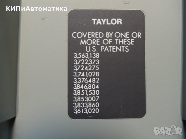 Трансмитер Taylor PneumaticTransmitter 392TD00821, снимка 11 - Резервни части за машини - 35137115
