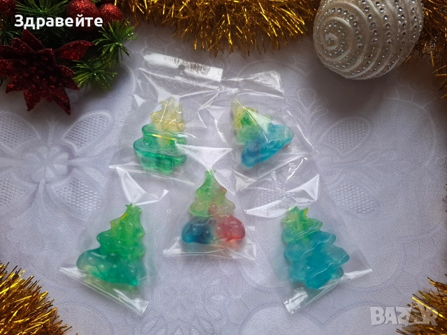 Бюджетни коледни глицеринови хипоалергенни сапунчета , снимка 9 - Коледни подаръци - 52702156