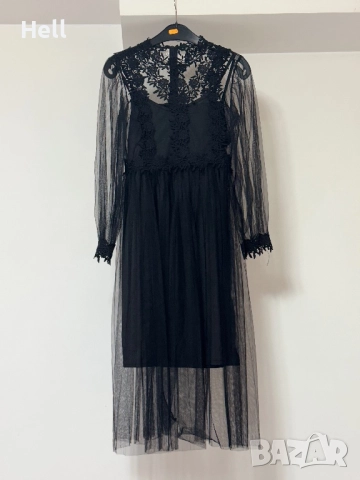 Красива нова рокля от тюл и дантела