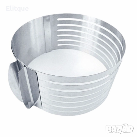 Форма за печива, от неръждаема стомана с процепи за равно изрязване на блатове - 2бр в комплект, снимка 3 - Други - 52903411