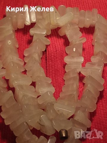 СКЪПОЦЕННА РЕТРО ОГЪРЛИЦА КОЛИЕ от МЛЕЧЕН БЯЛ ОПАЛ МАЙСТОРСКА СТАРА РЪЧНА ИЗРАБОТКА 34686, снимка 16 - Антикварни и старинни предмети - 39193186