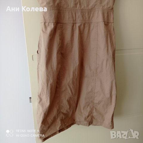 Спортна рокля в бежаво, 36 р-р, снимка 6 - Рокли - 32573474