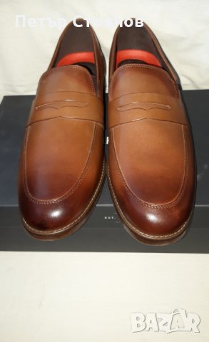 Елегантни мъжки обувки от естествена кожа ROCKPORT №45, снимка 4 - Официални обувки - 27725843