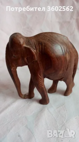 малка дървена  пластика на слон- 3 бр., снимка 3 - Колекции - 49735389