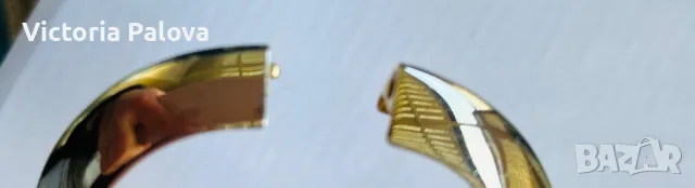 Красива масивна гривна белезник Германия, снимка 4 - Гривни - 49105141