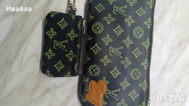 нов комплект мини чанта и портмоне Louis Vuitton , снимка 7 - Чанти - 51632326