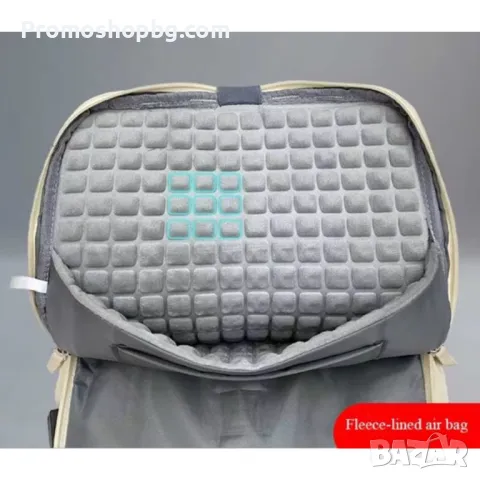 Раница за пътуване с отделение за лаптоп, водоустойчива - Черна или Бежова, снимка 17 - Раници - 48982220