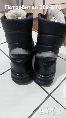 Мъжки зимни обувки естествена кожа , снимка 3 - Мъжки боти - 52997330