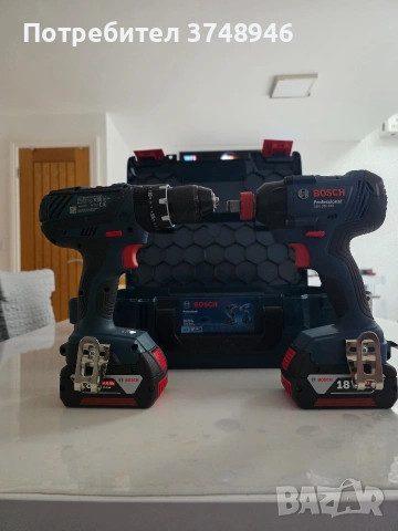 Bosch Professional комбо – GSB 18V-28 + GDX 18V-180, снимка 4 - Винтоверти - 53472450