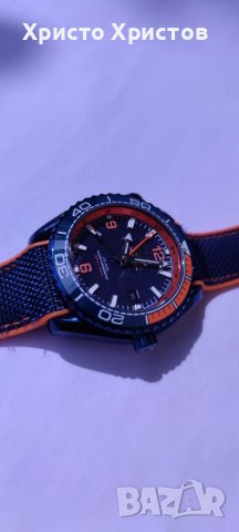 Мъжки луксозен часовник Omega Seamaster Planet Ocean  BIG BLUE , снимка 9 - Мъжки - 36610489