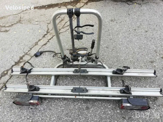 Масивен Багажник за два велосипеда с чупеща глава 30 градуса.