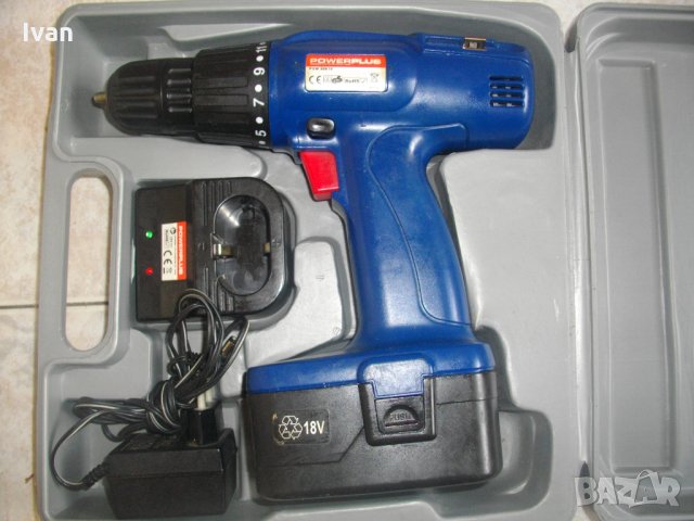 18 Волта-Белгийски Винтоверт-Power Plus POW30610-Никел-Кадмий-Без Адаптер