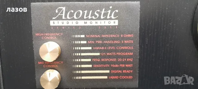 Тонколони 12-ки Acoustic studio monitor 3311, снимка 7 - Тонколони - 48167492