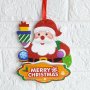2558 Коледна украса за стена Merry Christmas, 19см, различни модели, снимка 7
