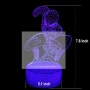 Холограмна 3D LED лампа Spider Man-дистанционно управление 16 цвята+други режими на управление, снимка 6